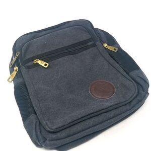 Wisdom Black Denim Backpack